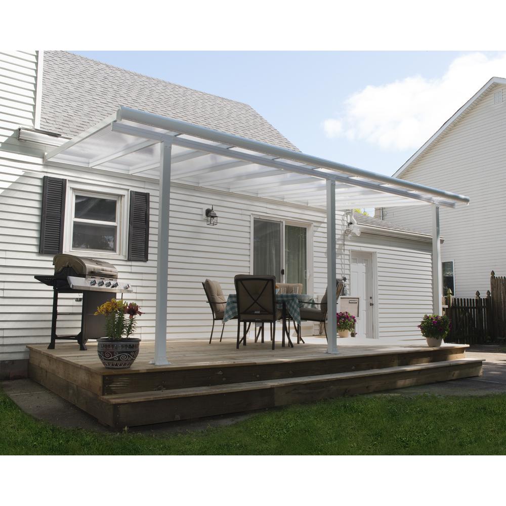 Olympia 10' x 18' Patio Cover - Gray/Bronze. Picture 15