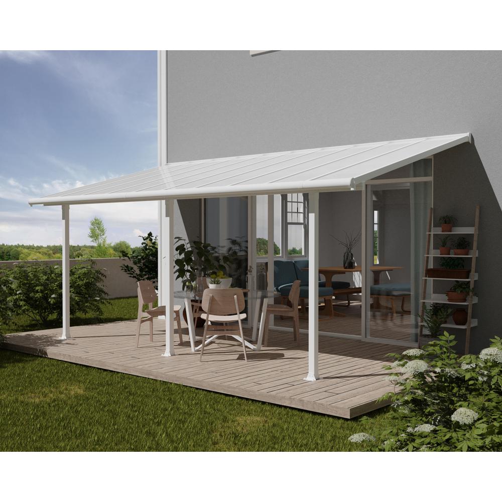 Olympia 10' x 20' Patio Cover - Gray/Bronze. Picture 15