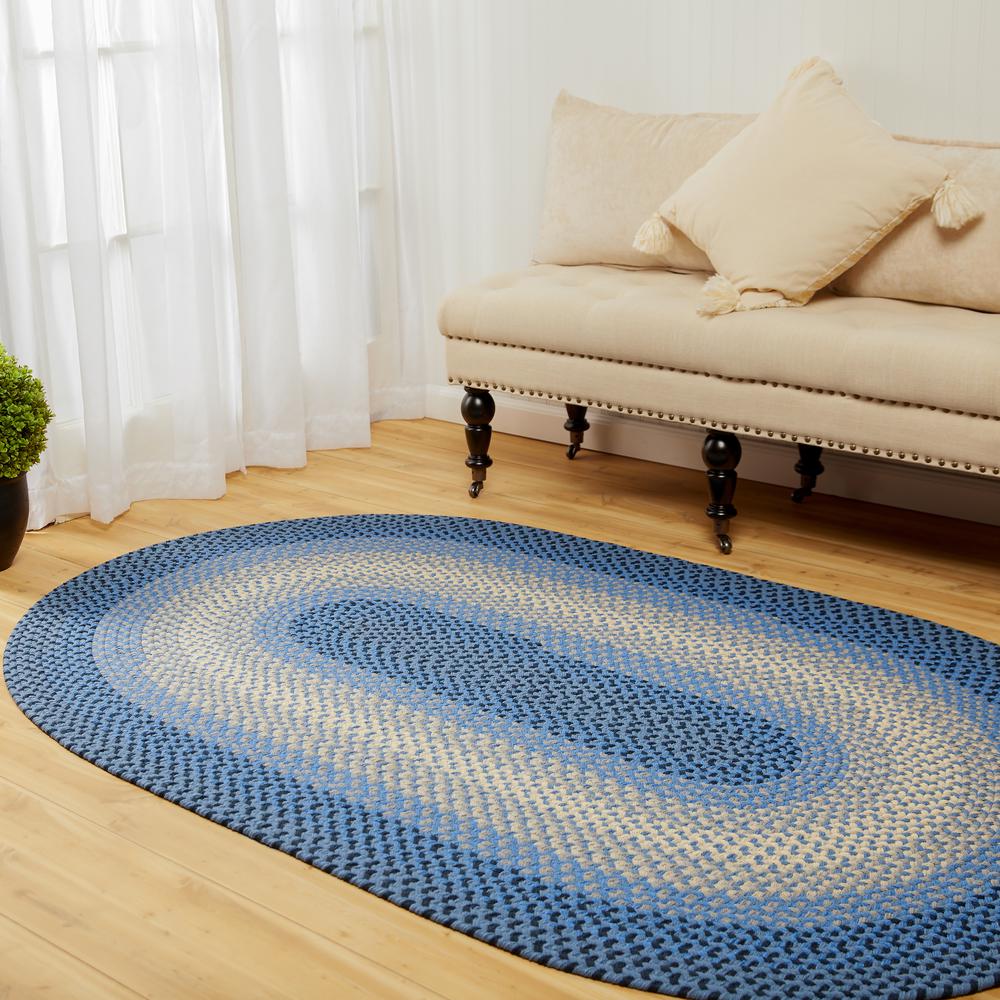 Twin River Blue Multi 2X10 Runner. Picture 4