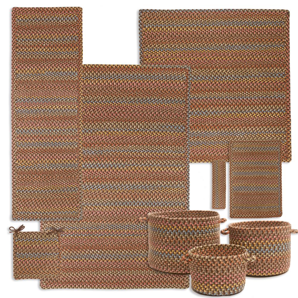 Woodstock Hickory Multicolor 10X13 Rectangle. Picture 3