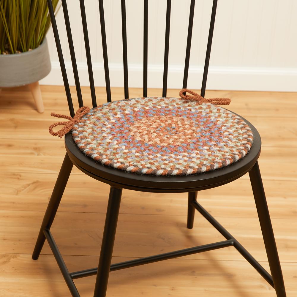 Bar Harbor Bombay Multi 15" Chair Pad. Picture 8