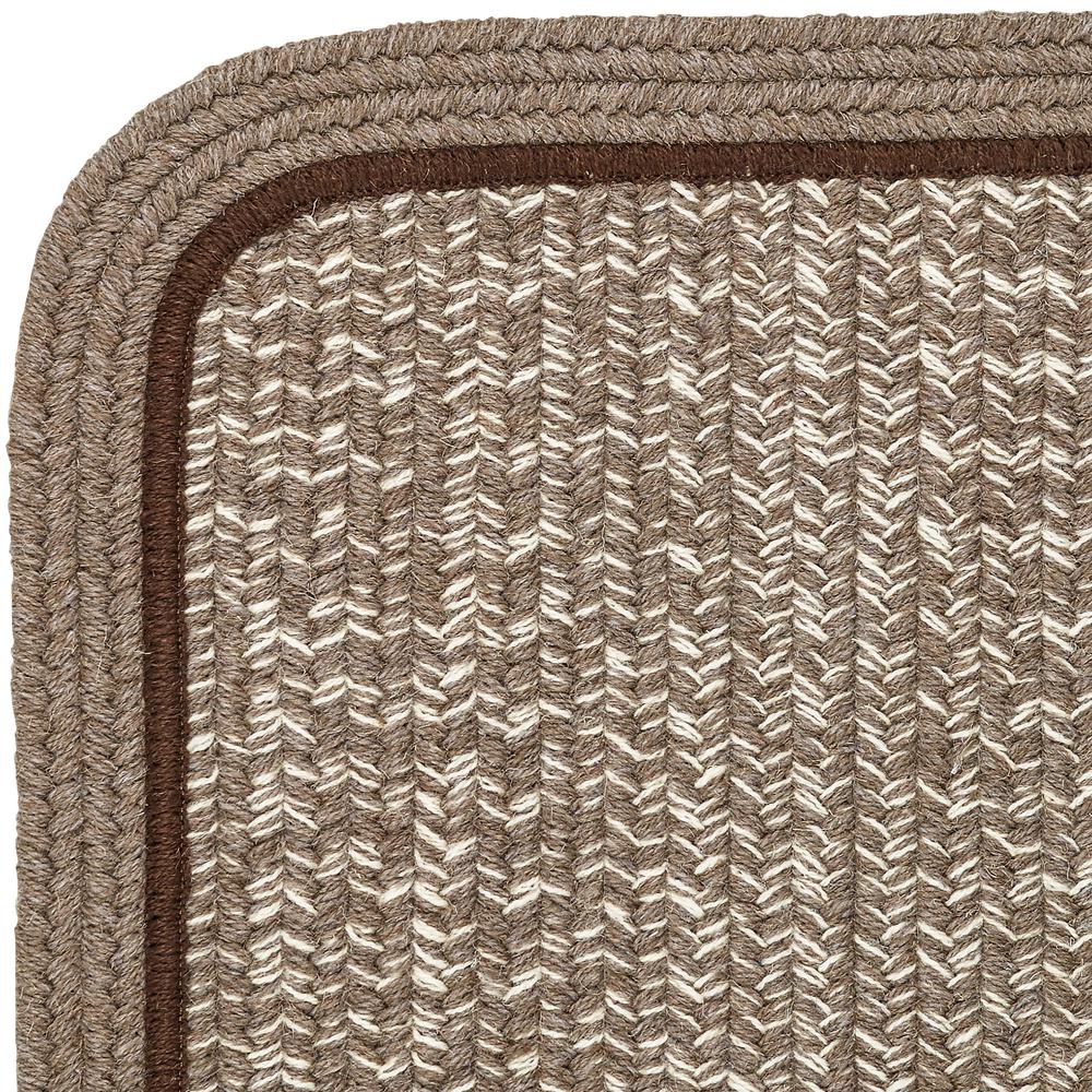 Casual Comfort Mocha Banded 8' Square. Picture 2