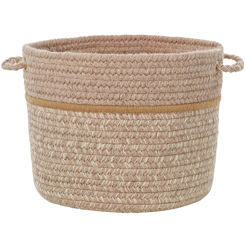 Casual Comfort Sesame Banded 14" x 10" Basket. Picture 1