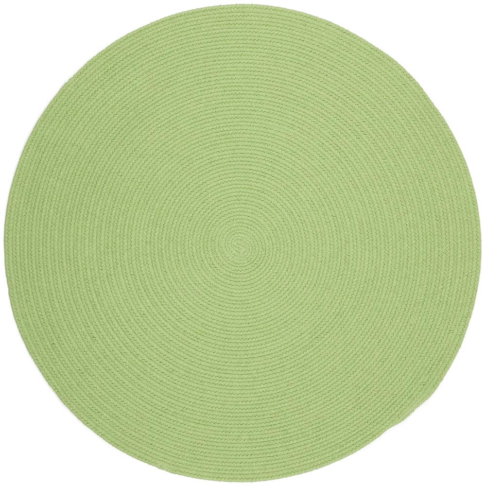 Happy Braids Solid Lime 10' Round. Picture 1