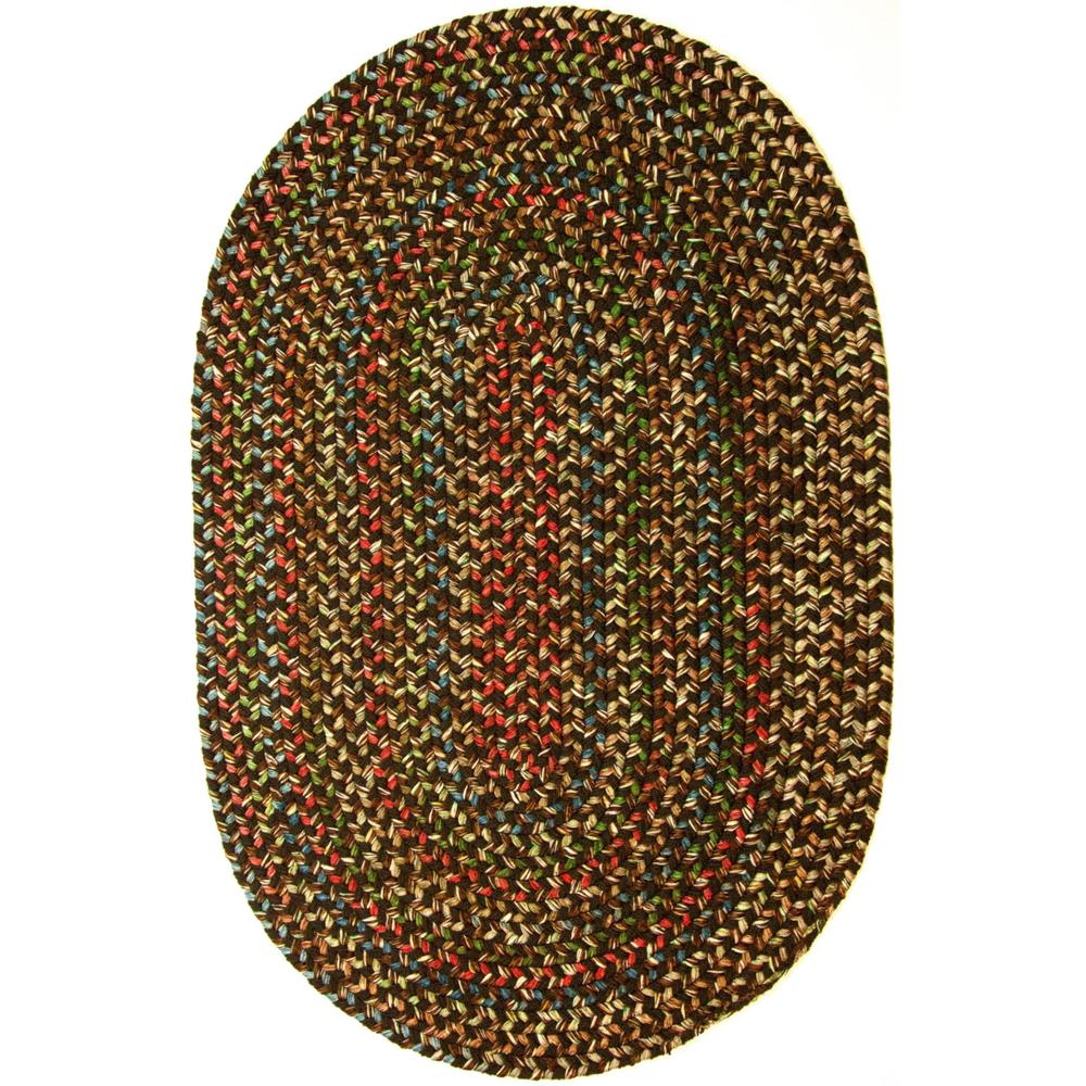 Katie Brown Multi 5X8 Oval. The main picture.