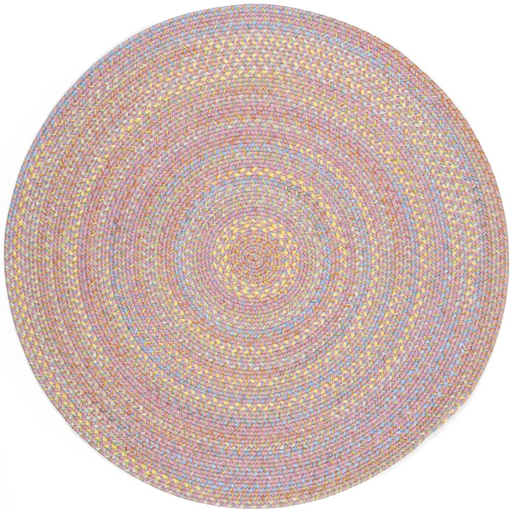 Playtime Pink Multi  4' Round. Picture 1