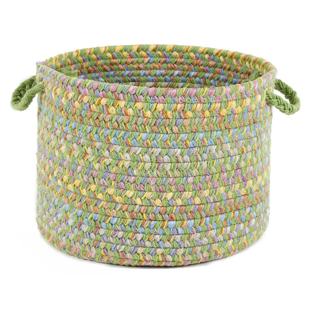 Playtime Lime Multi 18" x 12" Basket. Picture 1