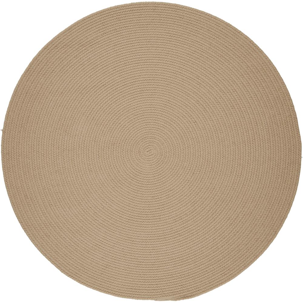 WearEver Beige Poly 4' Round. Picture 1