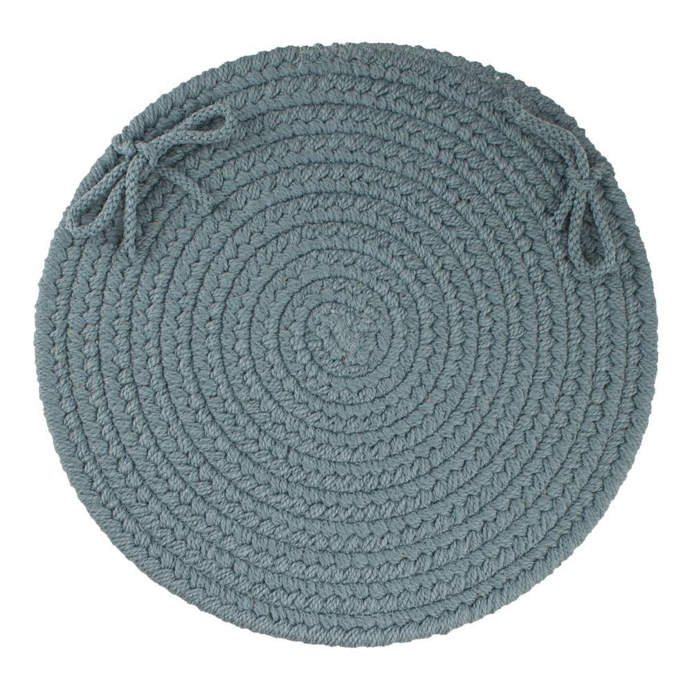 WearEver Ocean Blue Poly 15" Chair Pad. Picture 1