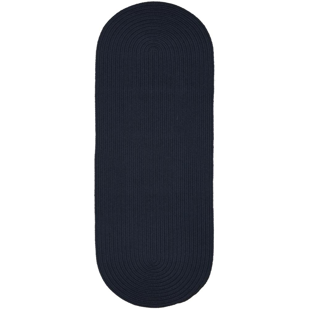 WearEver Navy Poly 2X6 Oval. Picture 1