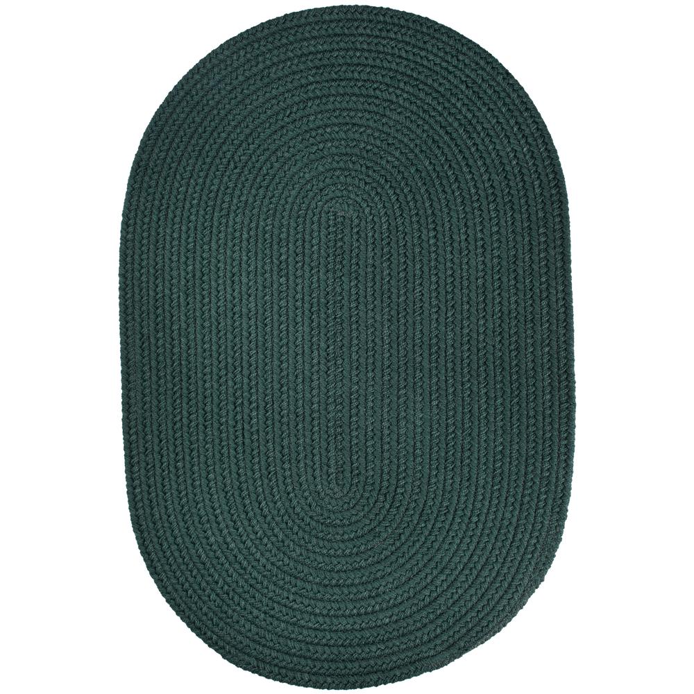 WearEver Spruce Green Poly 2X3 Oval. Picture 1