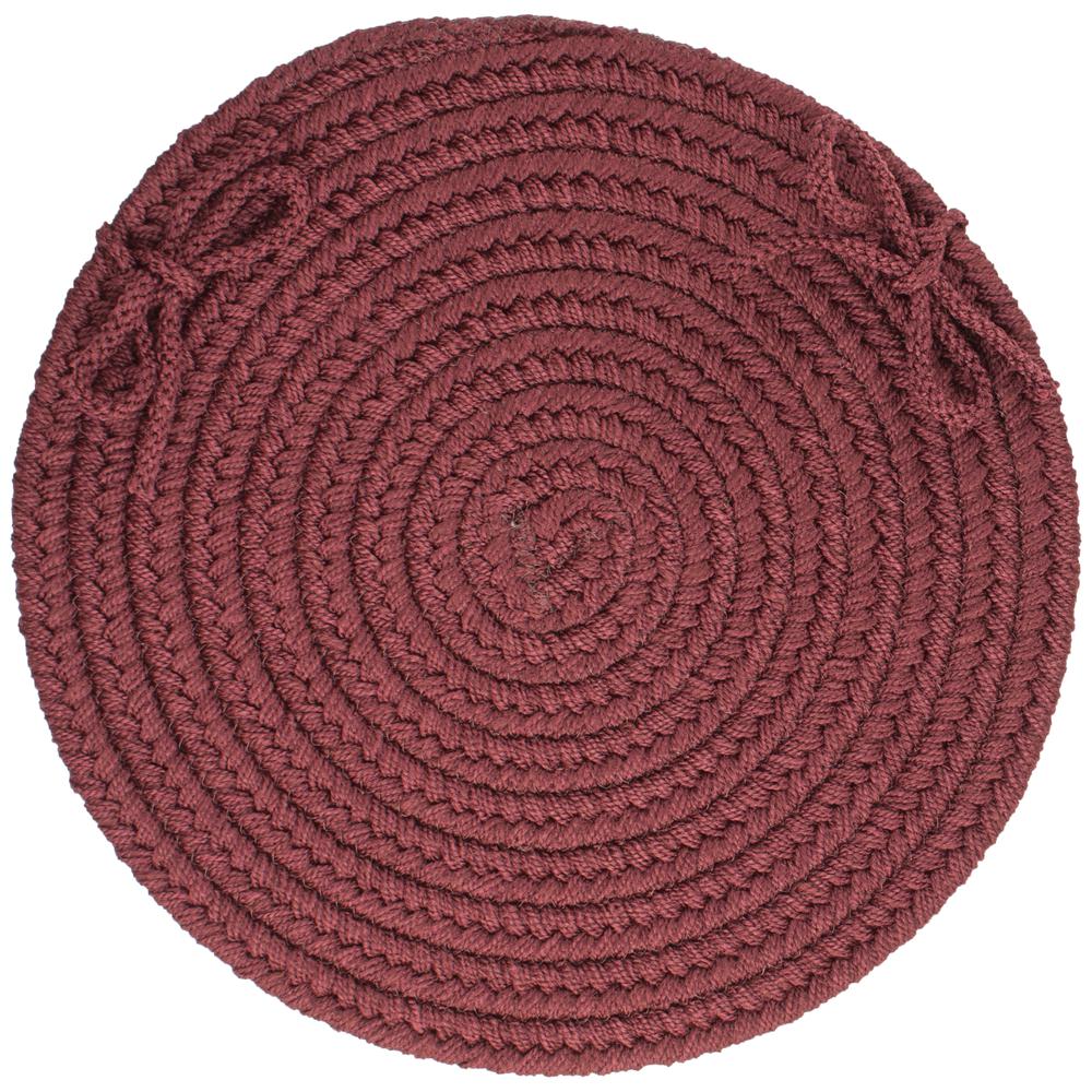 WearEver Burgundy Poly 15" Chair Pad. Picture 1