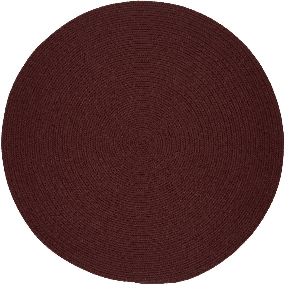 WearEver Burgundy Poly 8' Round. The main picture.