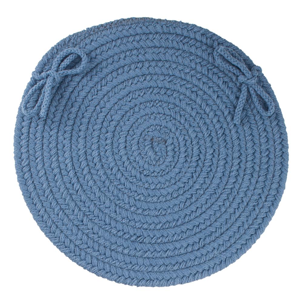 WearEver Marina Blue Poly 15" Chair Pad. Picture 1