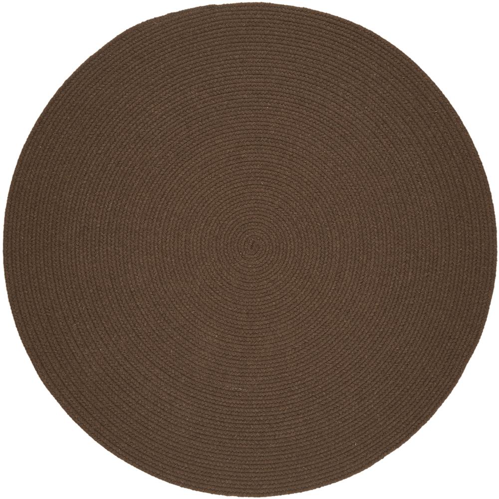 Solid Walnut Wool 6' Round. The main picture.