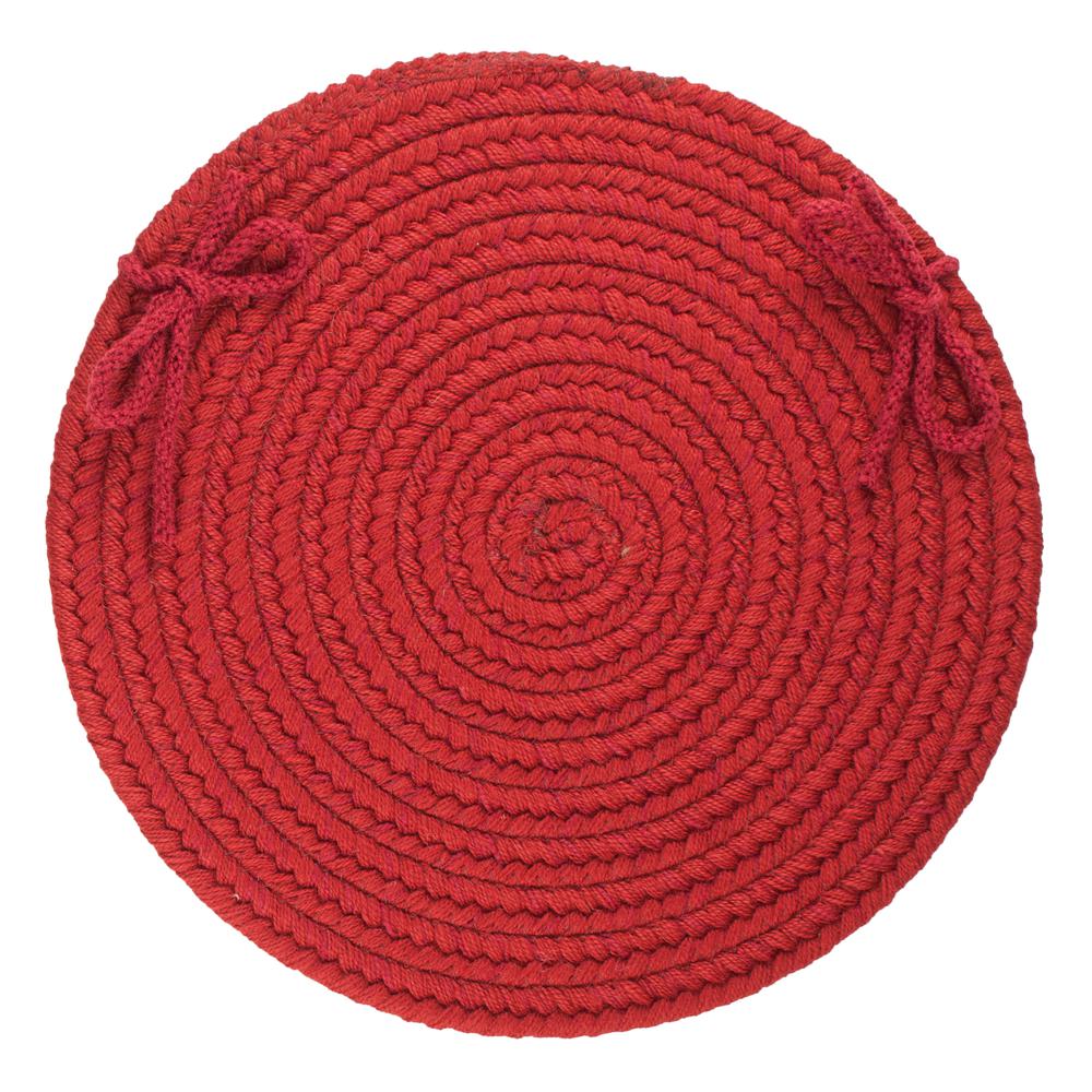 Solid Scarlet Wool C/P's Set-of-4. Picture 1