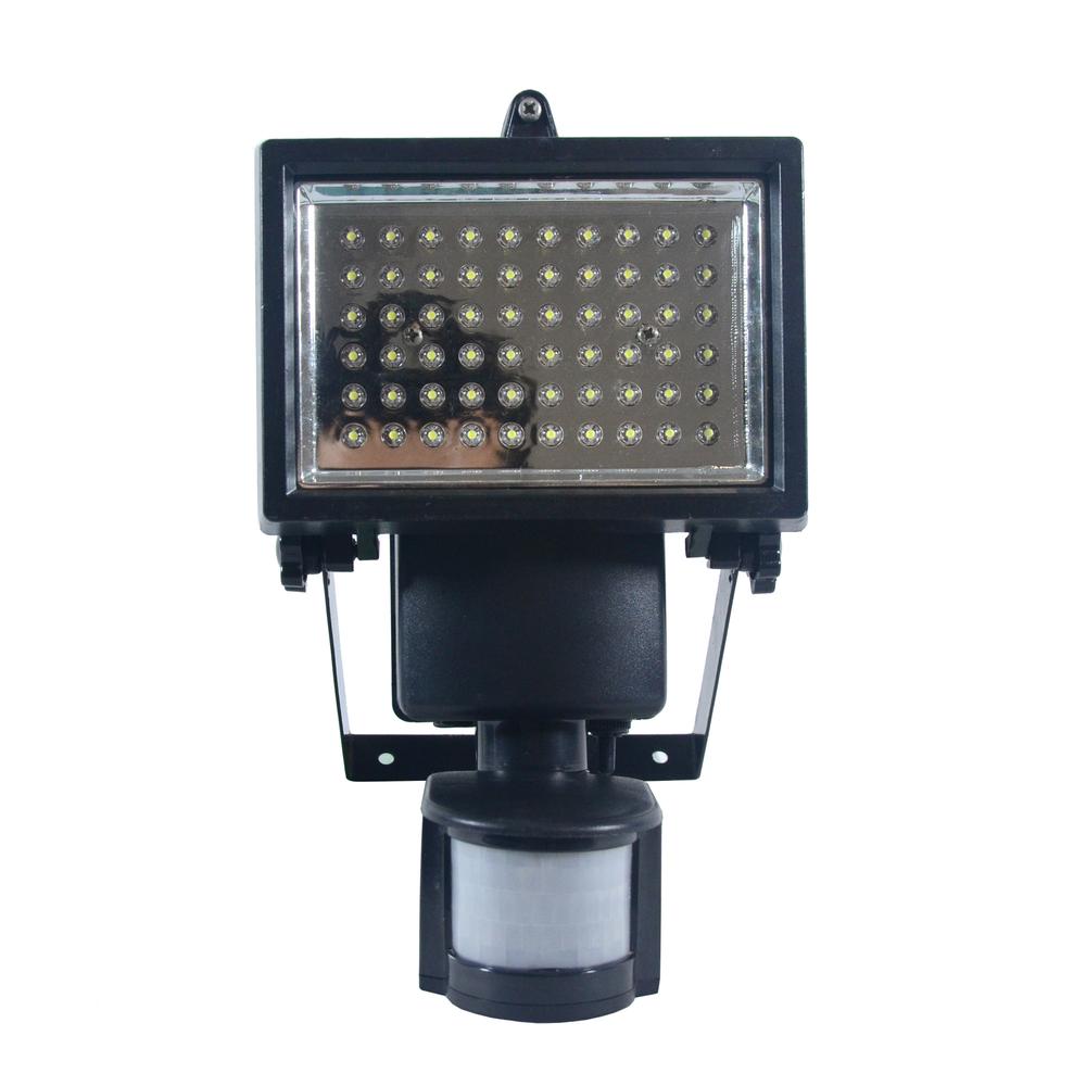 60 Integrated LED Solar Powered Motion Activated Security Flood Light (4-Pack). Picture 3