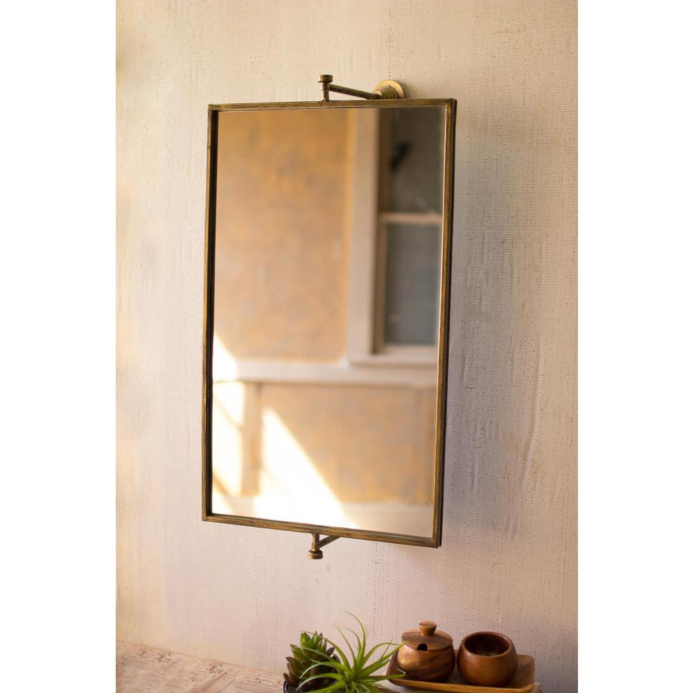 Rectangle Rotating Wall Mirror. Picture 2