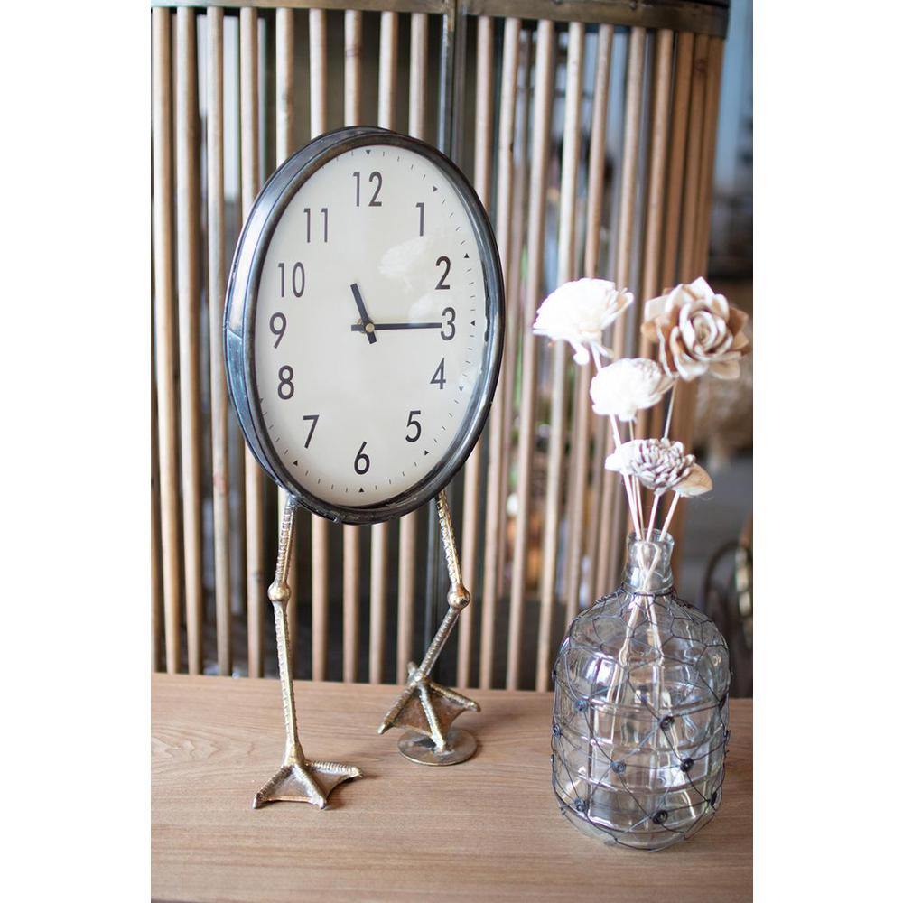 Table Clock With Duck Feet. Picture 2