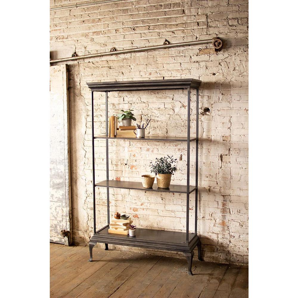 Tall Metal Shelving Unit. Picture 2