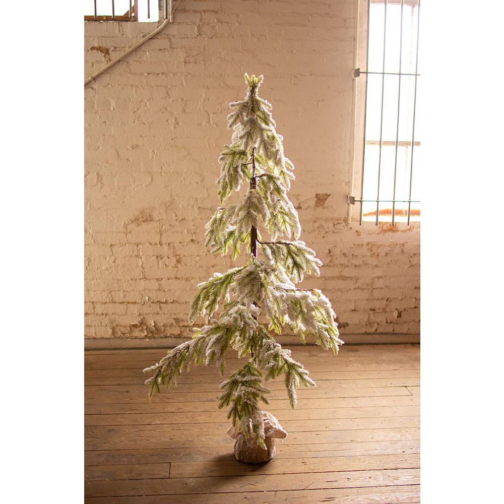 Artificial Frosted Christmas Tree - Large. Picture 2