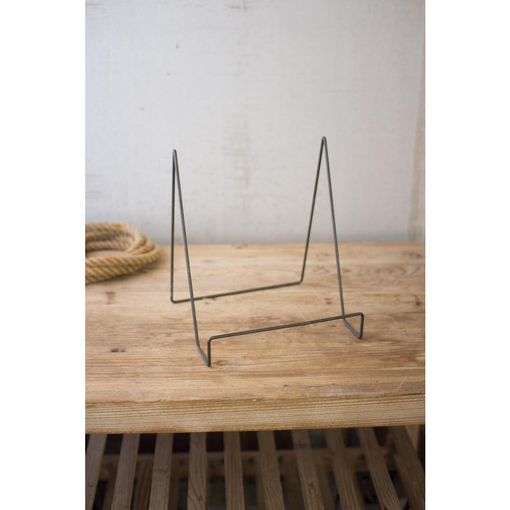 Wire Easel With Brass Finish - Large. Picture 2