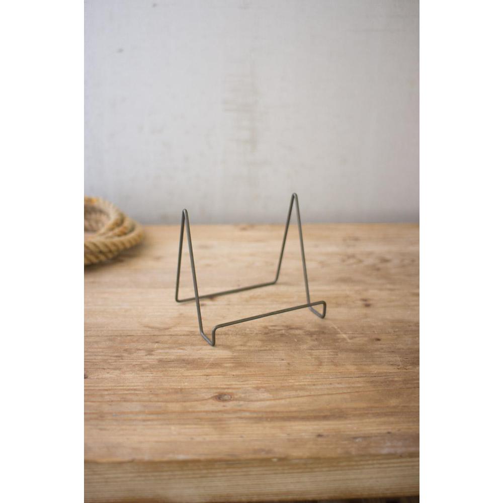 Wire Easel With  Brass Finish - Small. Picture 2