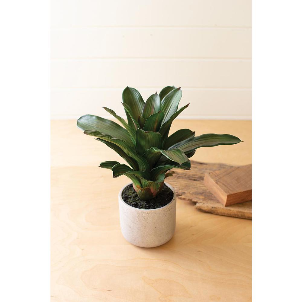 Artificial Succulent Plant In A Ceramic Pot. Picture 2