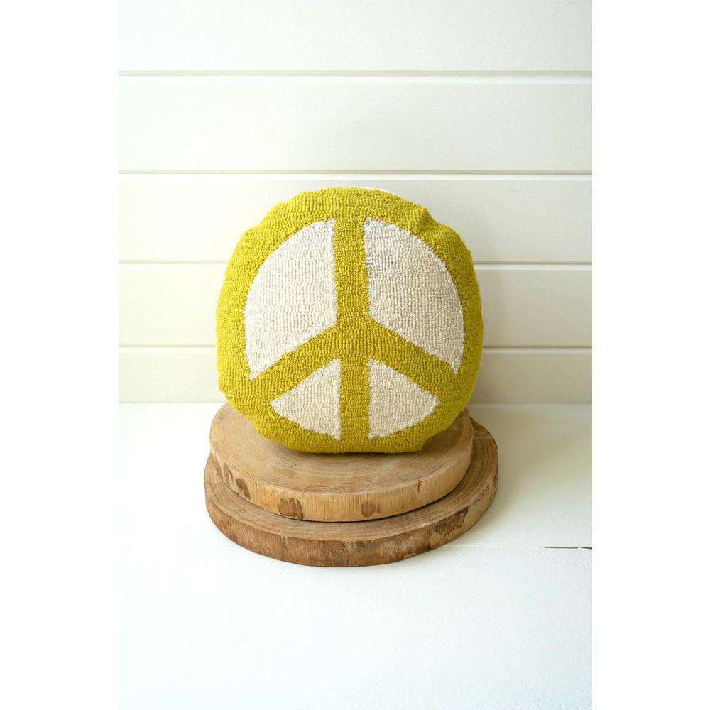 Groovy Peace Circle Pillow. Picture 2