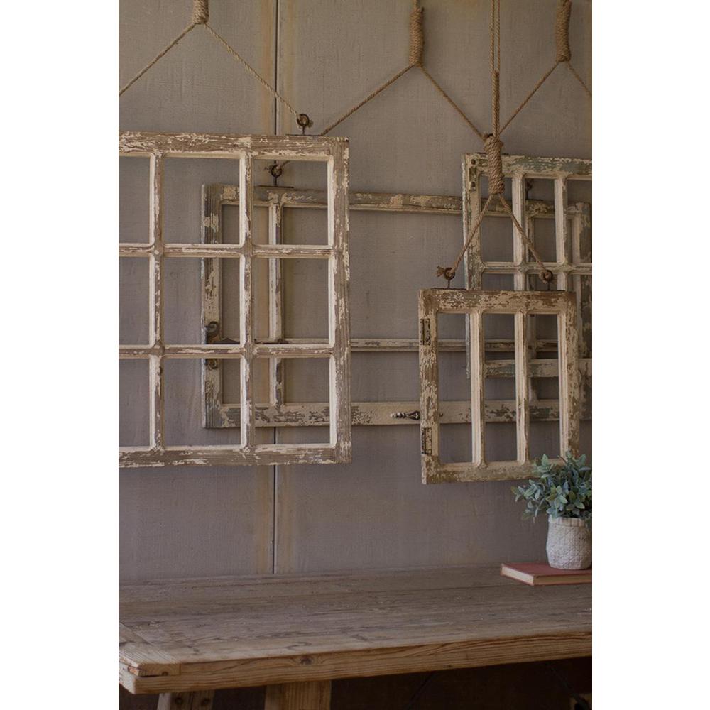 Set Of Four Window Frame Wall Art. Picture 1