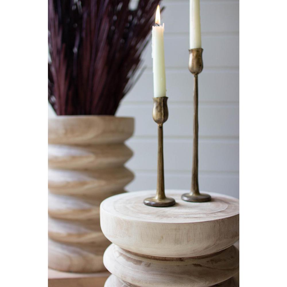 Natural Wooden Stool/Planter. Picture 3