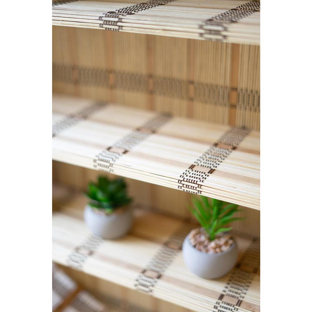 Oval Rattan Wall Shelf. Picture 4