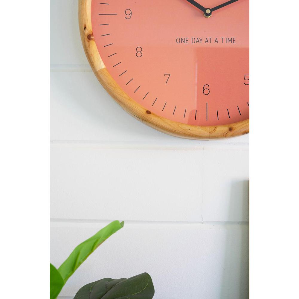 One Day At A Time Wall Clock. Picture 4