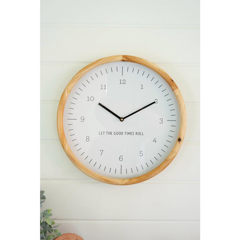 Let The Good Times Roll Wall Clock. Picture 4