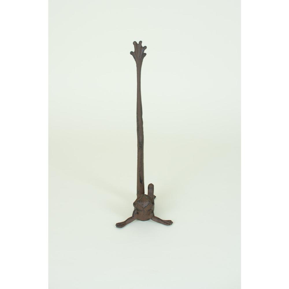 Cast Iron Frog Paper Towel Holder. Picture 6
