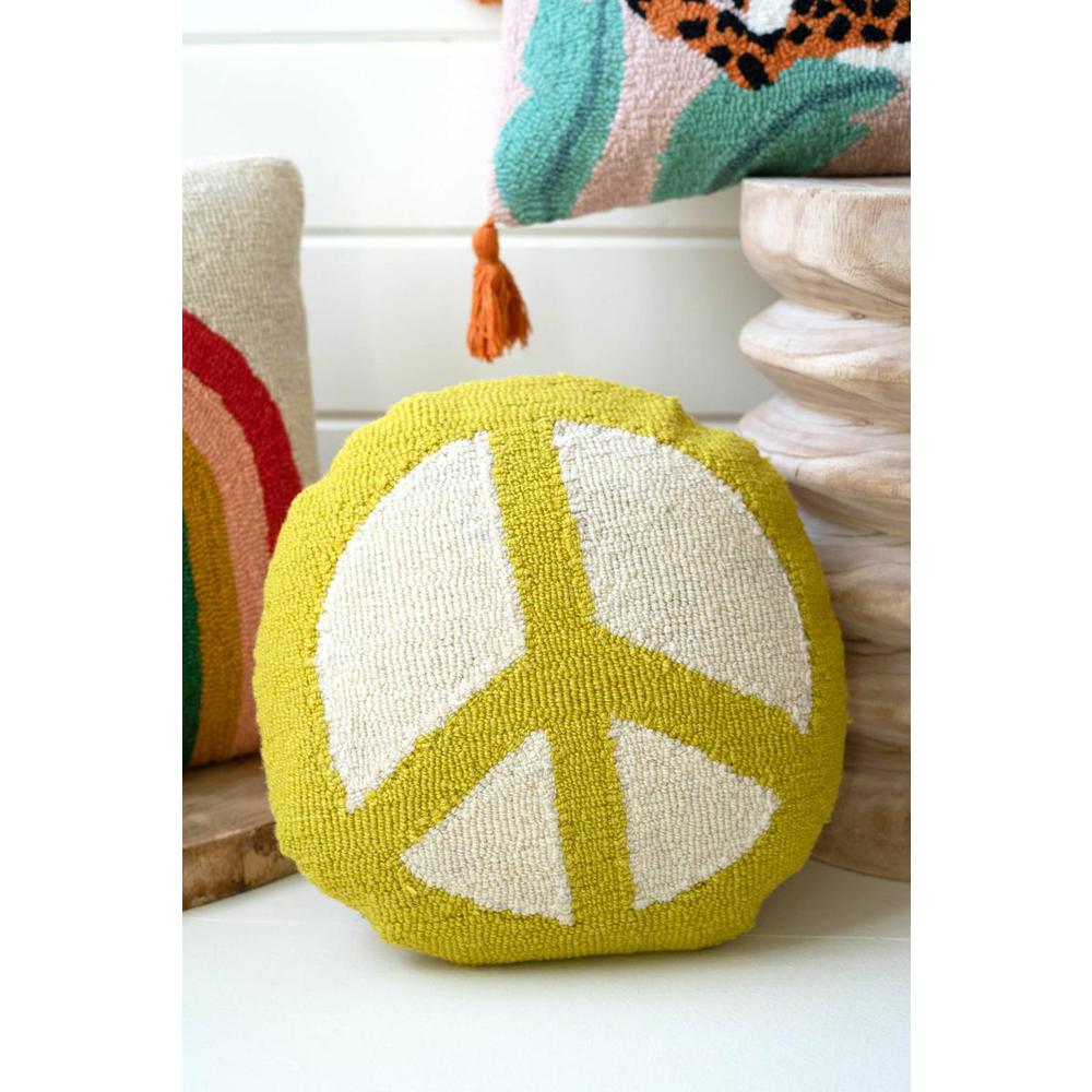 Groovy Peace Circle Pillow. Picture 4