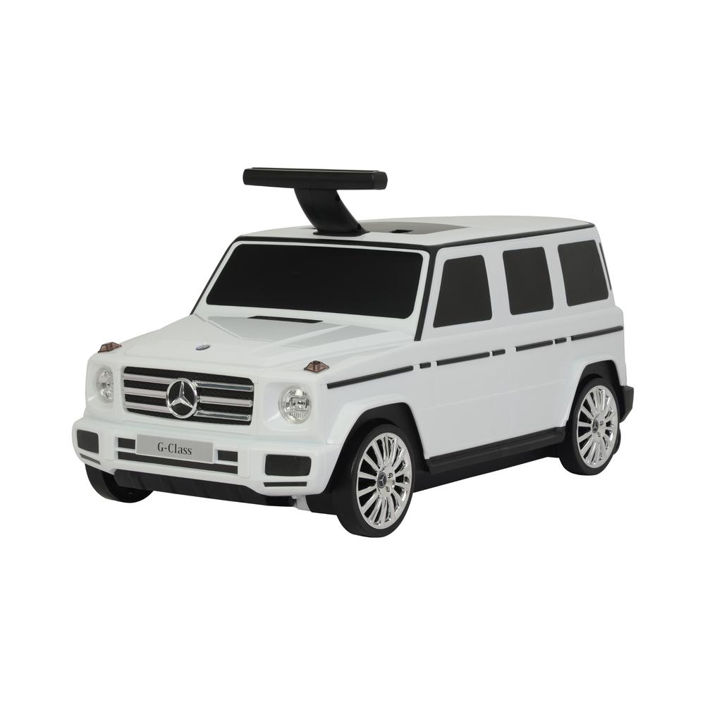 Mercedes G Class Suitcase - White. Picture 1
