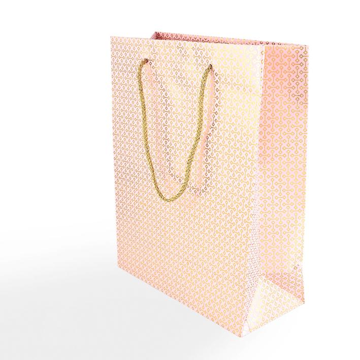 Recycled Paper Bag / Set Of 7 Pcs / Pink - Recycled Paper. Picture 1