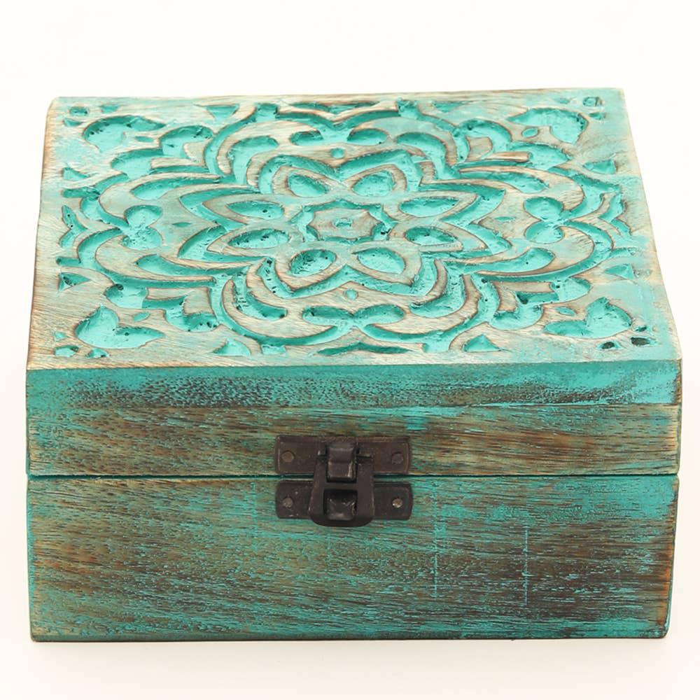 Wooden Box - Green. Picture 5