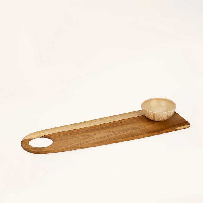 Teak Wood Platter. Picture 2