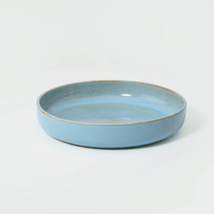 Aqua Rustic Ceramic Pasta Bowl / Capacity - 21.9 Fl Oz. Picture 2