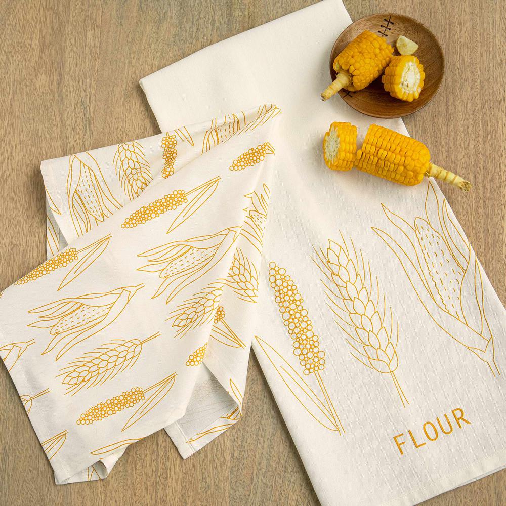 Flour Dish Towel Printed-Amber / Set Of 2 Pcs. Picture 3