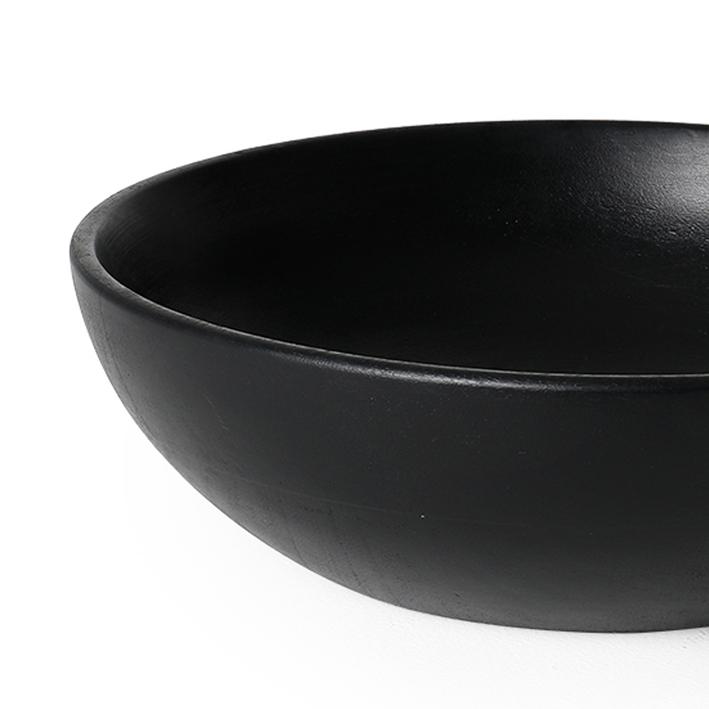 Midnight Mango Wood Bowl / Black / Capacity 33.8 Fl Oz. Picture 2