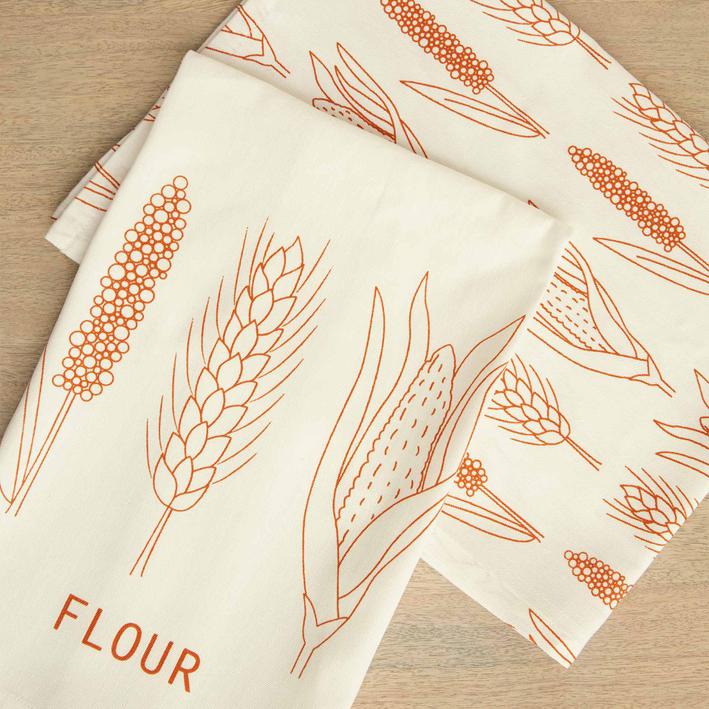 Flour Dish Towel / Cotton / Set Of 2 Pcs. Picture 2