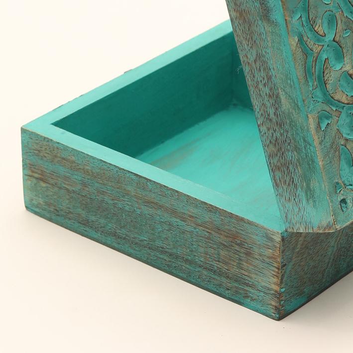Wooden Box - Green. Picture 4