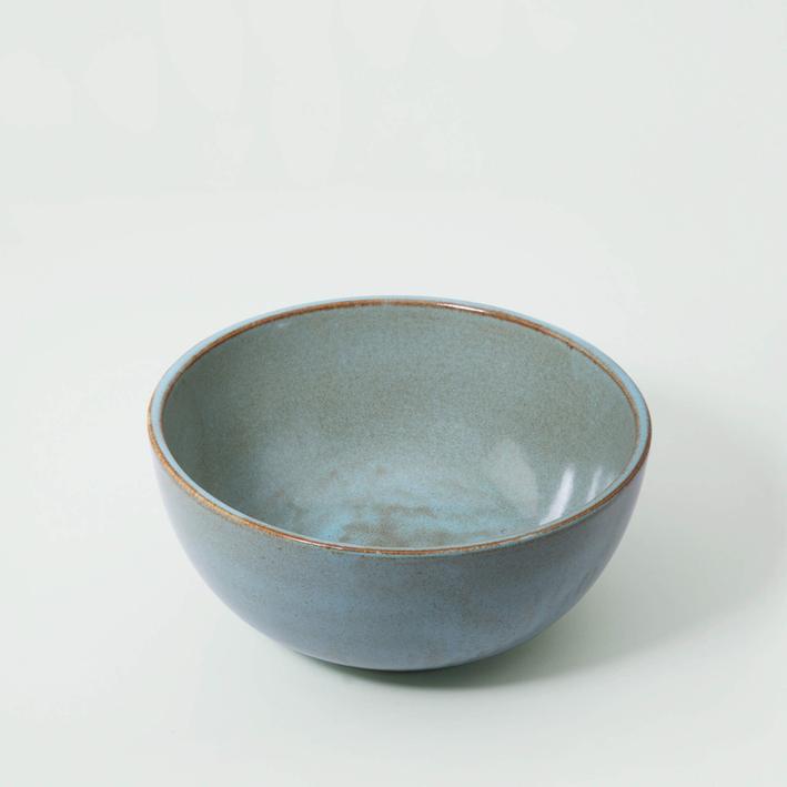 Aqua Rustic Ceramic Serving Bowl - Small / 1500 Ml. Picture 2