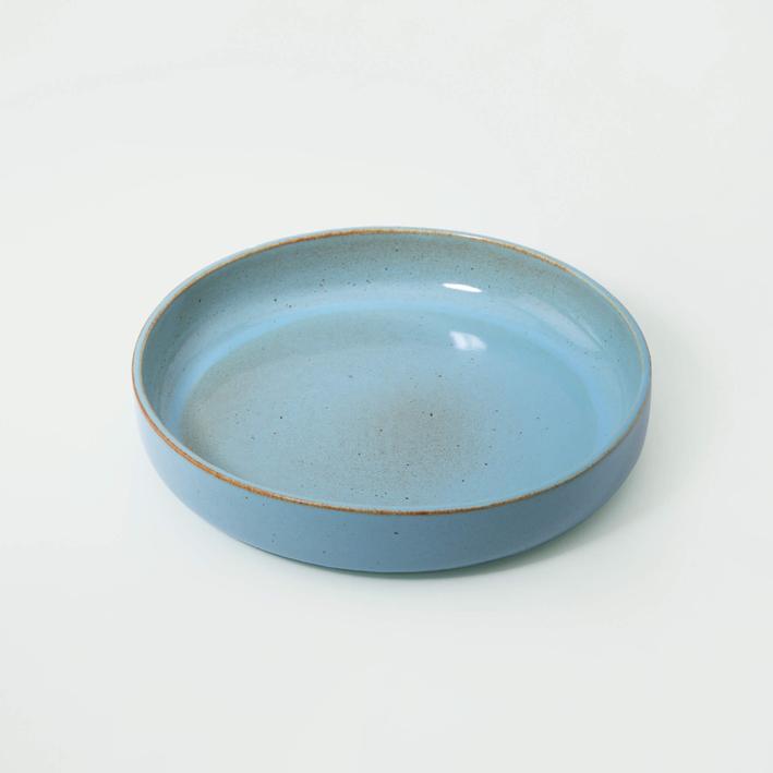 Aqua Rustic Ceramic Pasta Bowl / Capacity - 21.9 Fl Oz. Picture 1