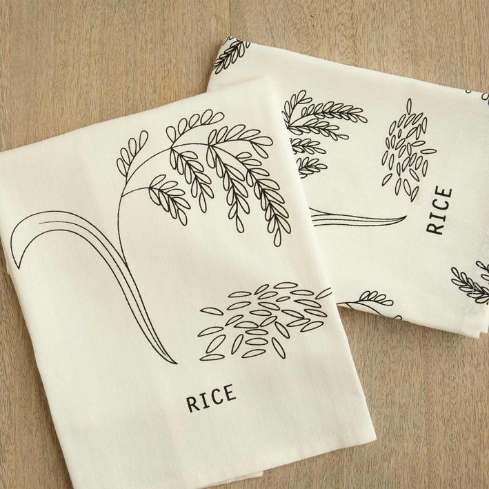 Rice Dish Towel / Set Of 2 Pcs. Picture 1
