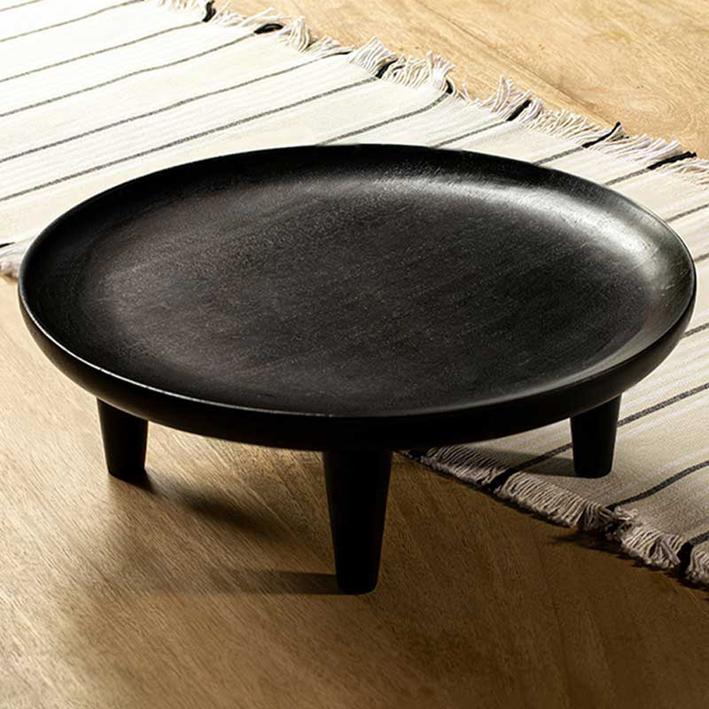 Midnight Mango Wooden Platter. Picture 1