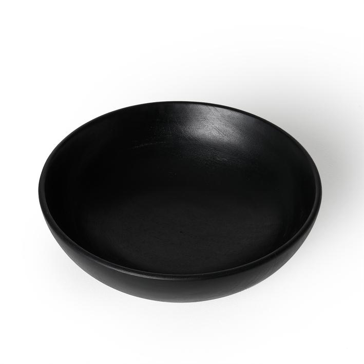 Midnight Mango Wood Bowl / Black / Capacity 33.8 Fl Oz. Picture 1